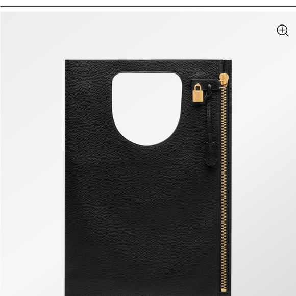 Tom Ford - Grain Leather Flat Alix Bag - Picture 2 of 7